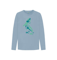 Mustard Jump for Joy Children's Organic Cotton Long Sleeve T-shirt