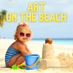 Let’s Go Create! Art on the beach August