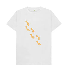 Footprints in the Sand Men's/Unisex Organic Cotton T-shirt