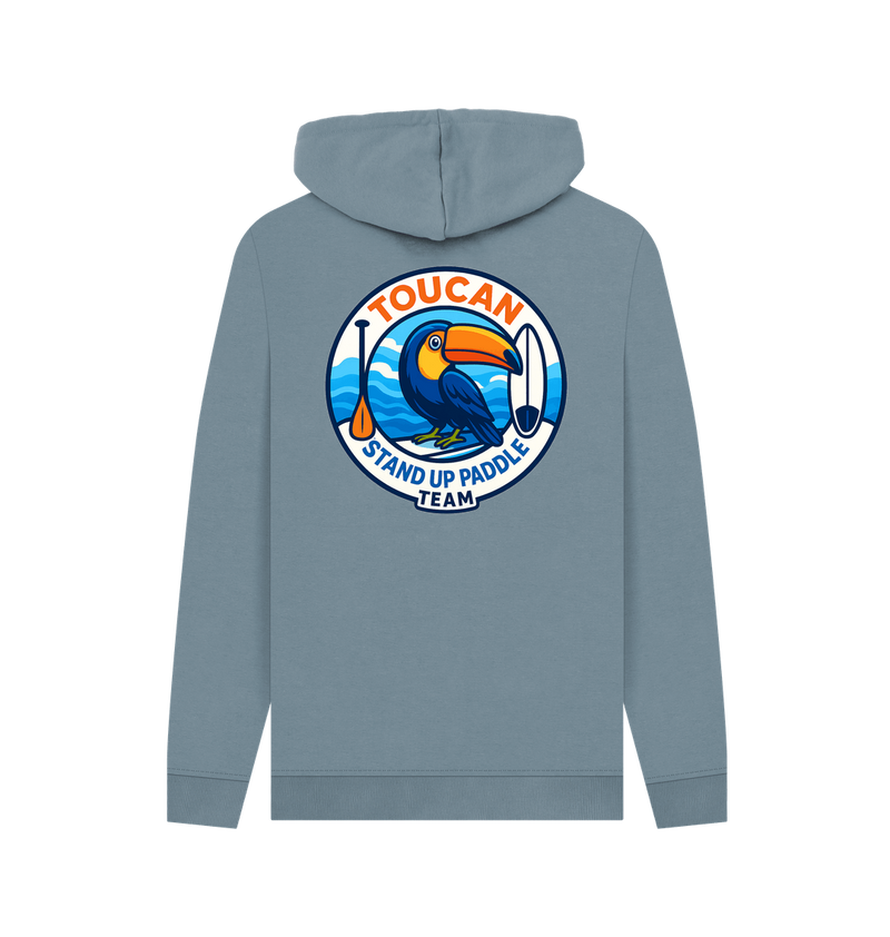 Stone Blue Printed Hoody