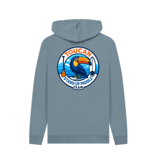 Stone Blue Printed Hoody