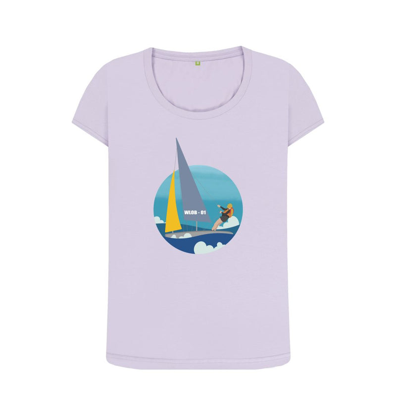 Sail On Women's Scoop Neck Organic Cotton T-shirt