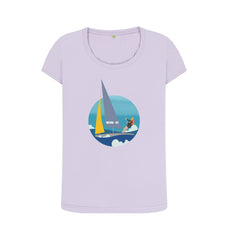 Sail On Women's Scoop Neck Organic Cotton T-shirt