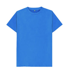 Navy Blue Plain and Simple Men's Organic Cotton T-shirt