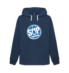 Waterborn SUP The Creek Women's White Cord Organic Cotton Hoody