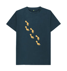 Footprints in the Sand Men's/Unisex Organic Cotton T-shirt