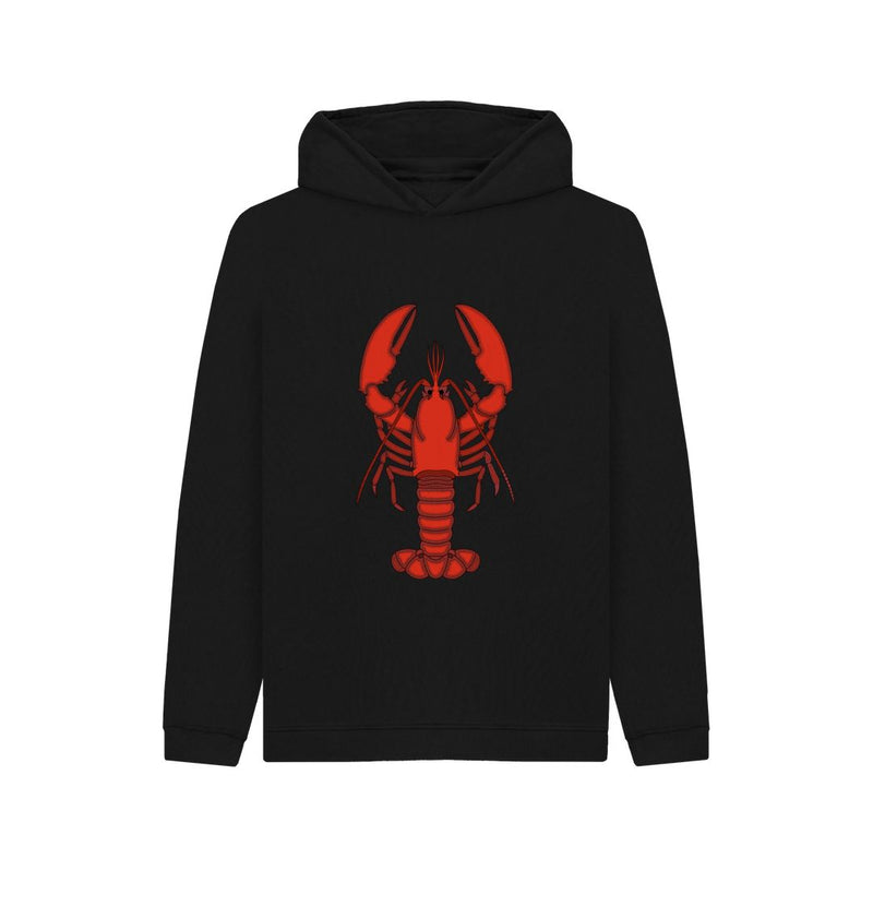 Athletic Grey Larry the Lobster Children's Organic Cotton Hoody