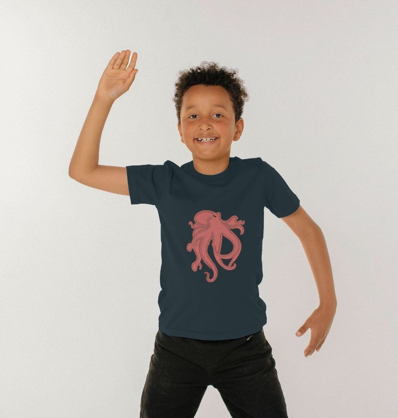 Ollie the Octopus Children's Organic Cotton T-shirt