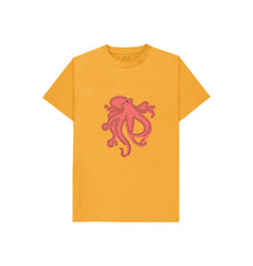 Ollie the Octopus Children's Organic Cotton T-shirt