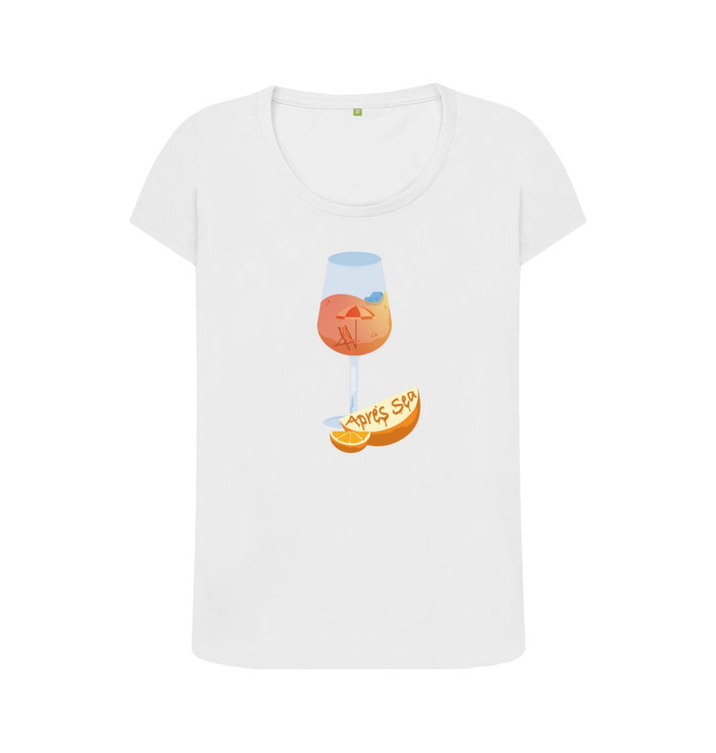 Apres Sea Women's Scoop Neck Organic Cotton T-shirt