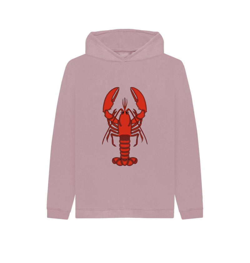 Athletic Grey Larry the Lobster Children's Organic Cotton Hoody