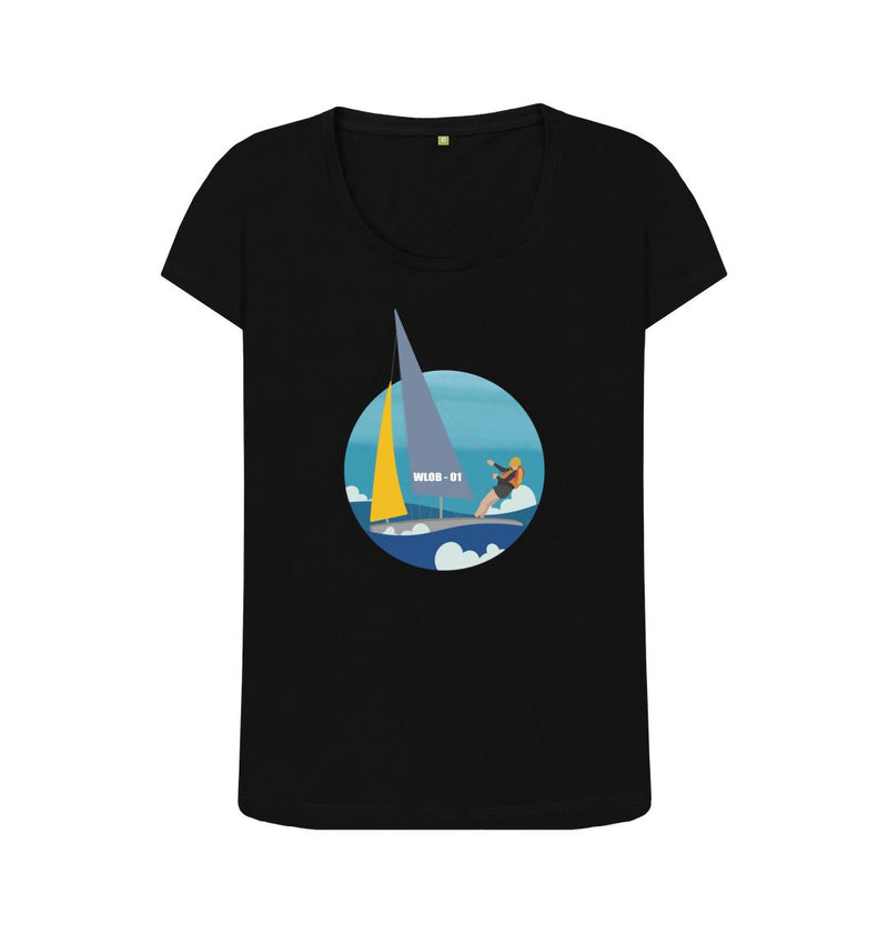 Sail On Women's Scoop Neck Organic Cotton T-shirt