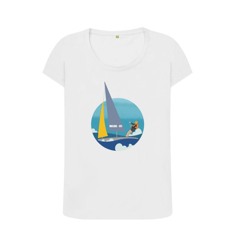 Sail On Women's Scoop Neck Organic Cotton T-shirt