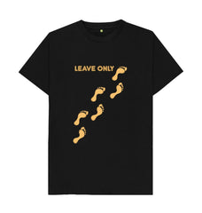 Leave Only Footprints Men's/Unisex Organic Cotton T-shirt