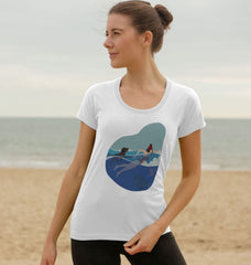 Wild Swimming Women's Scoop Neck Organic Cotton T-shirt 