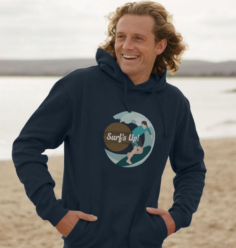 Surf's Up Men's/Unisex Organic Cotton Hoody
