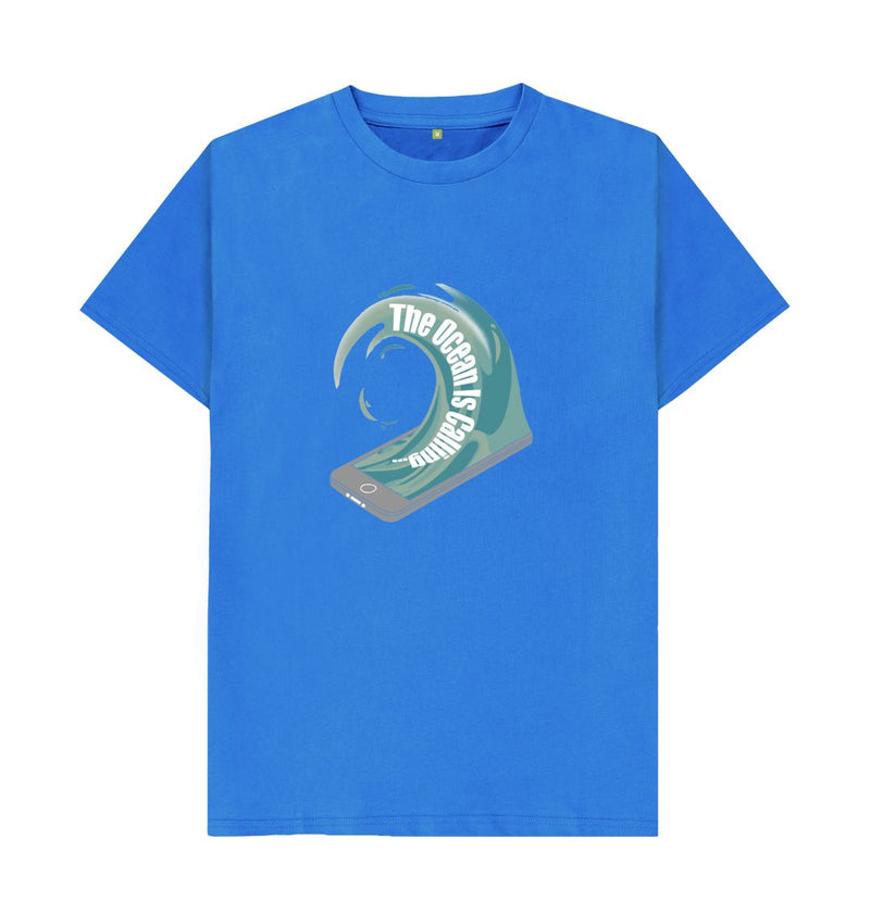 The Ocean is Calling Men's/Unisex Organic Cotton T-shirt