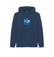 Stone Blue Coral Blue Surf Van Children's Organic Cotton Hoody