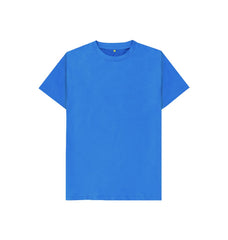 Bright Blue Pure and Simple Children's Organic Cotton T-shirt