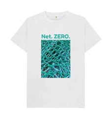 Denim Blue Net. ZERO. Organic Cotton T-shirt