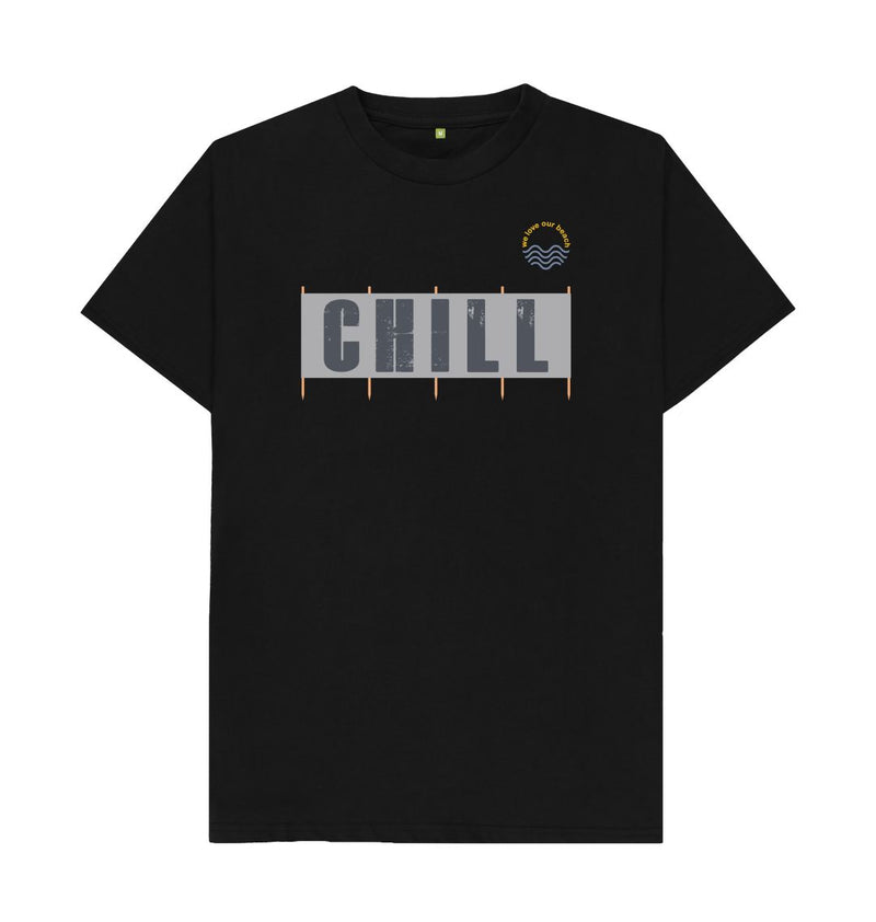 Black Chill Windbreak Organic Cotton T-shirt