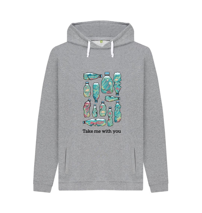 White Take me with you Organic Cotton Hoody