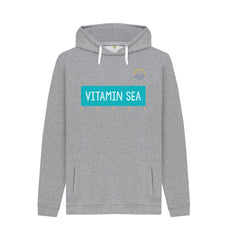 Light Heather Vitamin Sea Windbreak Organic Cotton Hoody