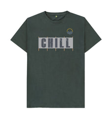 Black Chill Windbreak Organic Cotton T-shirt