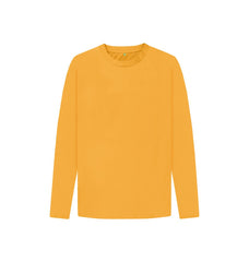 Mustard Pure and Simple Children's Organic Long Sleeve T-shirt