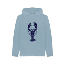 Athletic Grey Lively Lobster Children's Organic Cotton Hoody