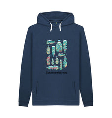 White Take me with you Organic Cotton Hoody