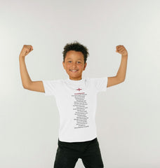 White It's Simply Coming Home Children's Organic T-shirt