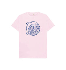 Mustard Dolphin Children's Organic Cotton T-shirt