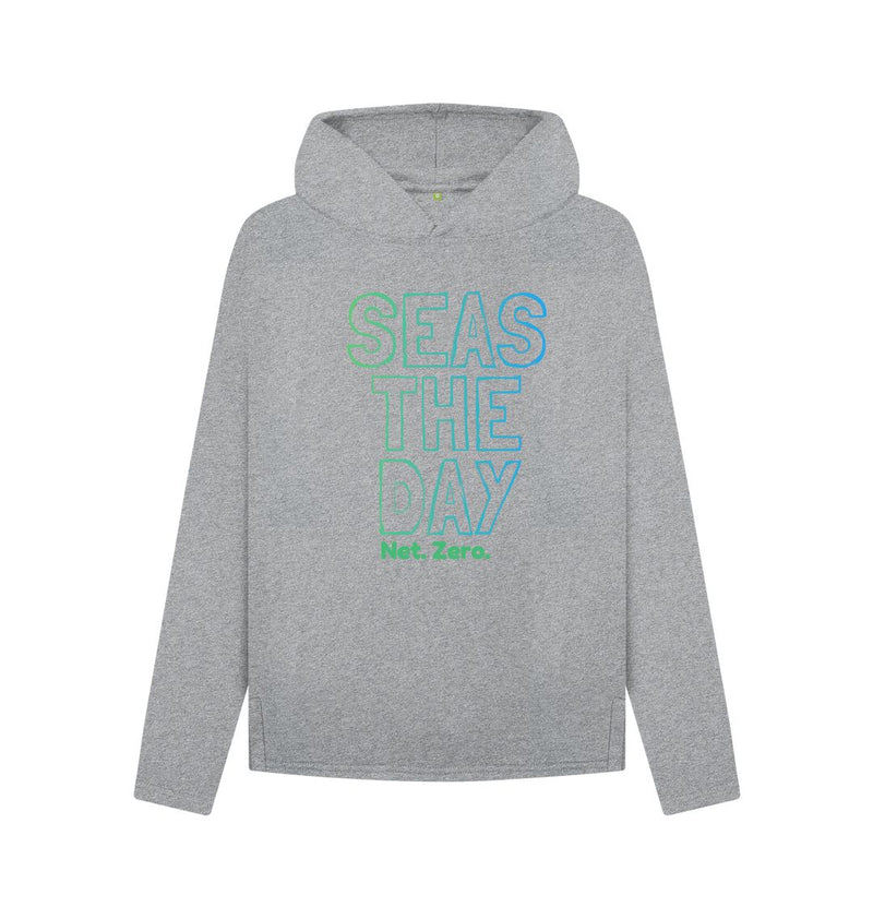Sea's the day Relaxed Fit Women's Organic Cotton Hoody