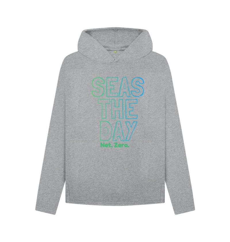 Sea's the day Relaxed Fit Women's Organic Cotton Hoody