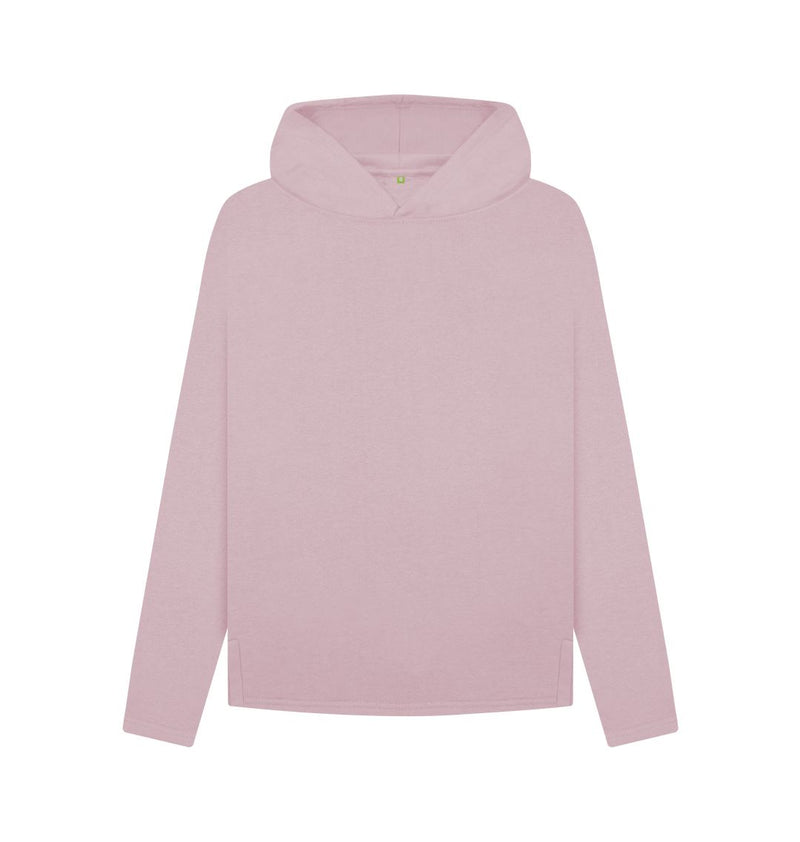 Mauve Pure and Simple Women's Relaxed Fit Organic Cotton Hoody