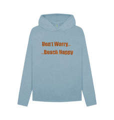 Don't Worry ... Beach Happy Women's Relaxed Fit Organic Cotton Hoody