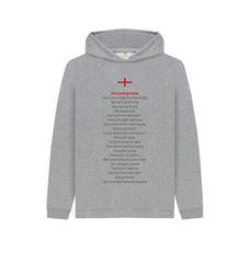 Athletic Grey It's Simply Coming Home Children's Organic Cotton Hoody