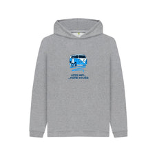 Stone Blue Coral Blue Surf Van Children's Organic Cotton Hoody