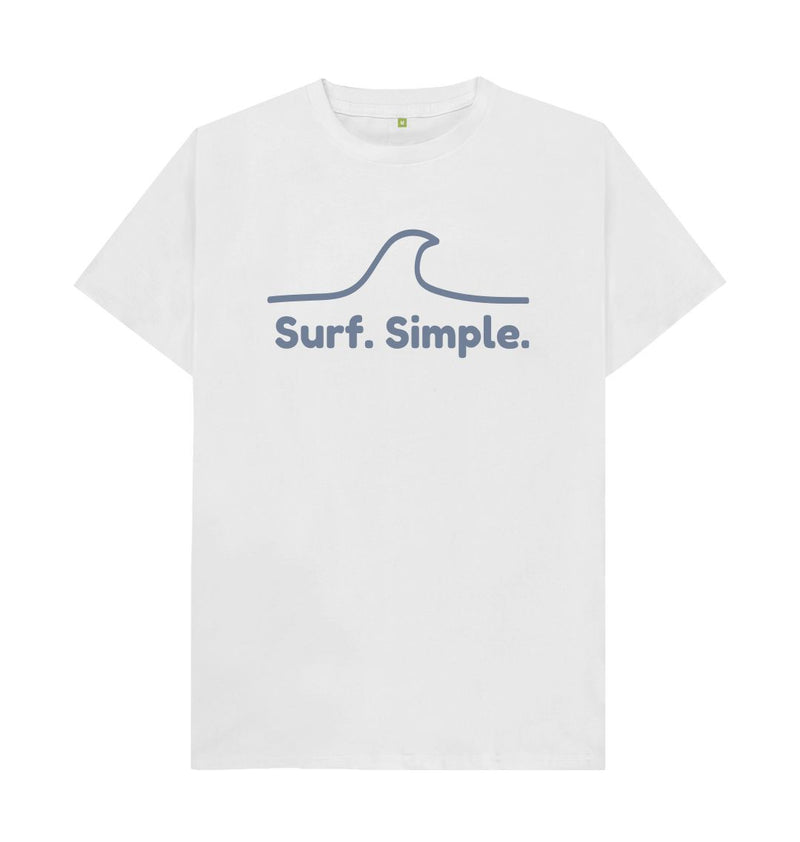 Black Surf Simple Organic Cotton T-shirt