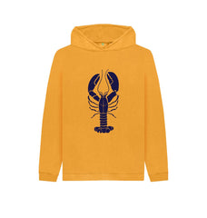 Athletic Grey Lively Lobster Children's Organic Cotton Hoody