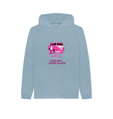 Athletic Grey Coral Pink Surf Van Children's Organic Cotton Hoody