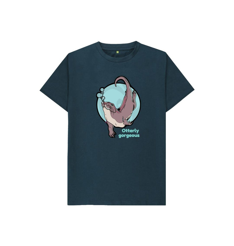 Mauve Otterly Gorgeous Children's Organic Cotton T-shirt