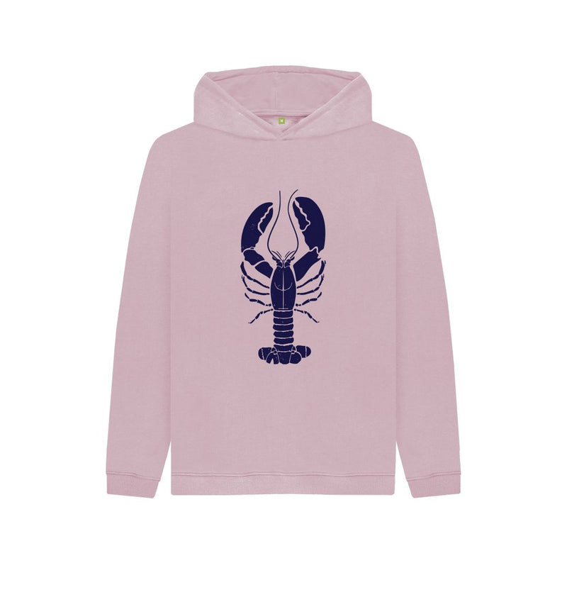 Athletic Grey Lively Lobster Children's Organic Cotton Hoody