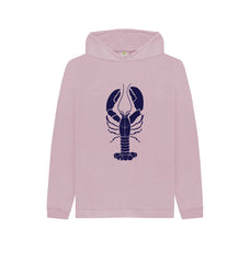 Athletic Grey Lively Lobster Children's Organic Cotton Hoody