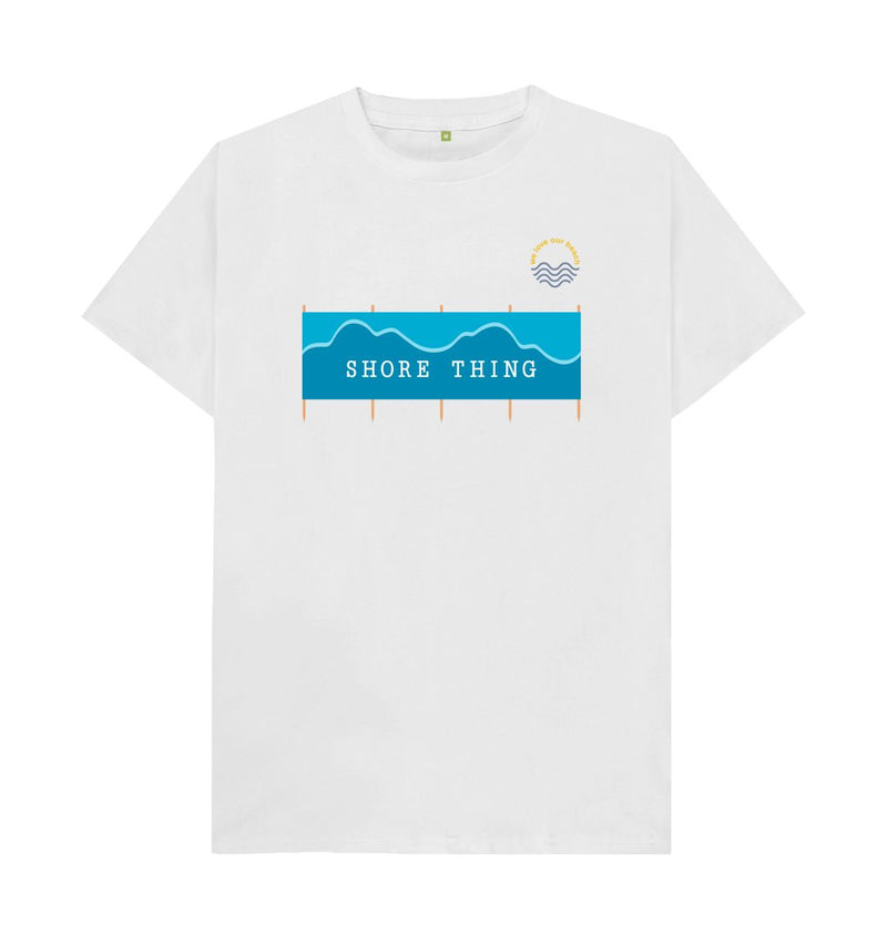 White Shore Thing Windbreak Organic Cotton T-shirt