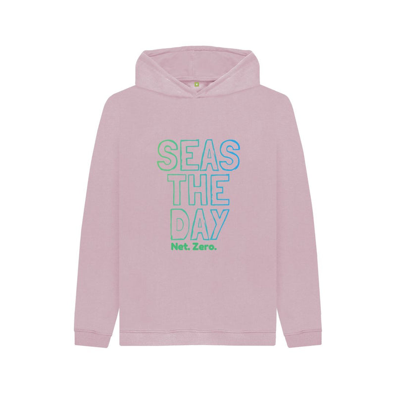 Navy Blue Sea's the day Children's Organic Cotton Hoody