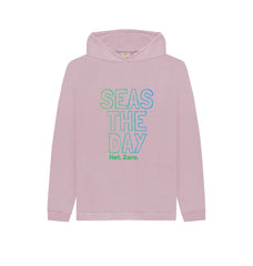 Navy Blue Sea's the day Children's Organic Cotton Hoody