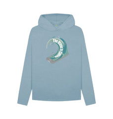 The Ocean is Calling Women's Relaxed Fit Organic Cotton Hoody