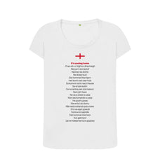 White It's Simply Coming Home Women's Organic Cotton T-shirt